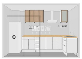 【長條廚房櫥柜】長條形廚房怎么設計櫥柜?