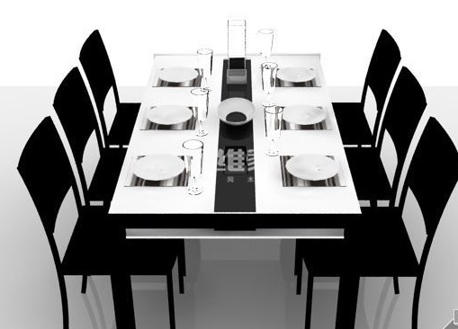 六人餐桌尺寸