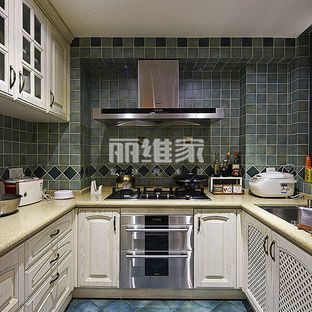 厨房瓷砖装修效果图