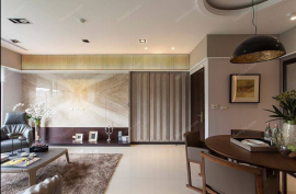 木质空间现代风格客厅装修效果图