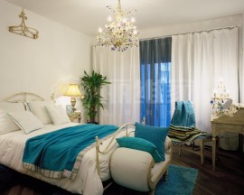 简约精致的地中海风格卧室装修效果图片